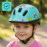 Kinderfahrradhelm Meteor KS06 XS 44-48 cm Schmetterlinge