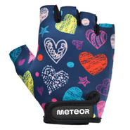 Meteor Kids S Hearts cycling gloves