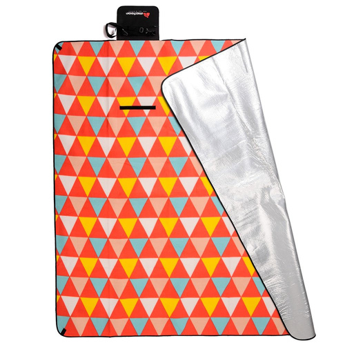 Picnic Blanket Meteor 2XL 200x200 cm Triangles