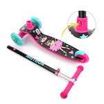 Three-wheel scooter Meteor Funny pink
