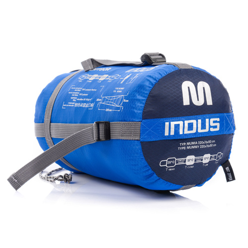 Sleeping bag Meteor Indus R navy blue / blue