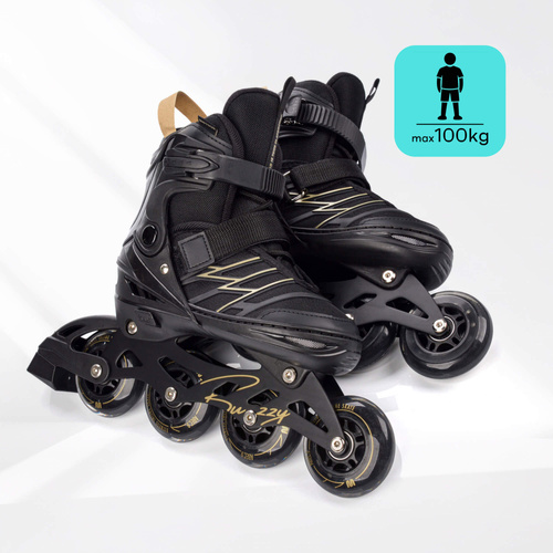 Inline skates Meteor Buzzy M 34-38 black/gold