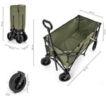 klappbare Transportwagen Meteor X-300 grun