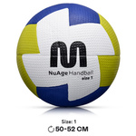Handball Meteor Nuage junior 1 white/yellow/dark blue
