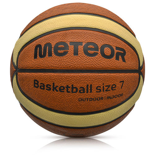 Training basketball Meteor Cellular 7 brown/cream