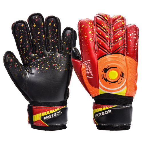 Torwarthandschuhe Meteor Defence 9 schwarz
