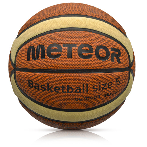 Training basketball Meteor Cellular 5 brown/cream