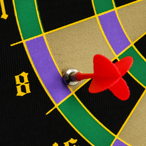 Magnetic dartboard Meteor