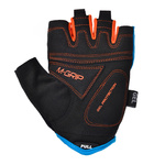 Rękawiczki rowerowe Meteor Gel GX36 M niebieski/pomarańczowy