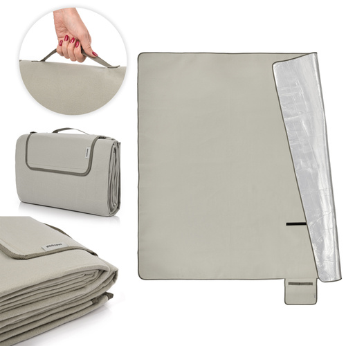 Picnic Blanket Meteor 2XL 200x200 cm grey-beige