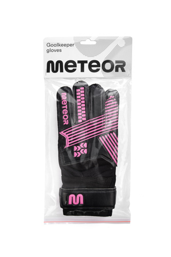 Meteor Catch goalkeeper gloves 7 black/pink