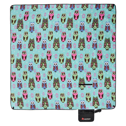 Picknickdecke Meteor 2XL 200x200 cm Eulen