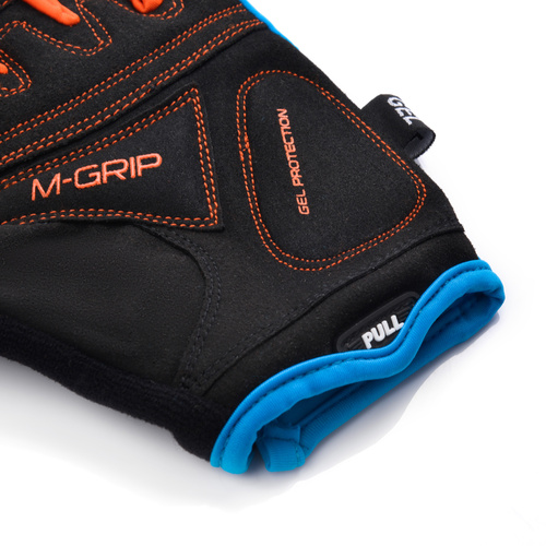 Bike gloves Meteor Gel GX36 S blue/orange