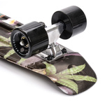 Skateboard Meteor Multikolor Blumen schwarz