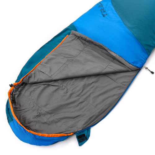 Meteor Sleeping bag Trail blue/navy blue