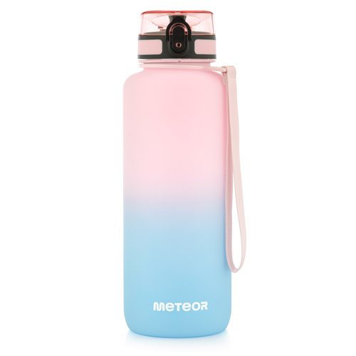 Bidon sportowy Meteor 1500 ml różowy/niebieski