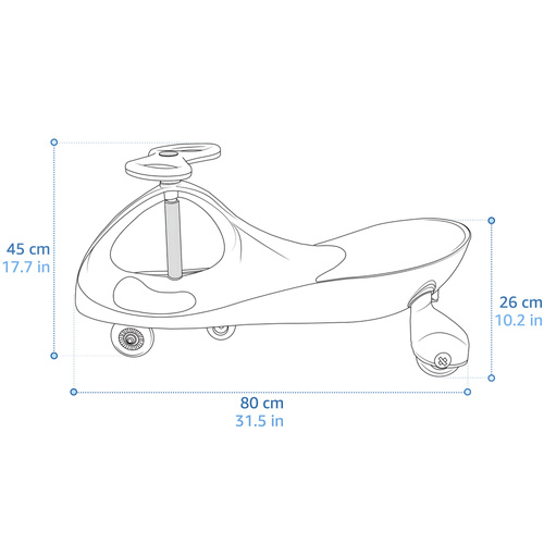 Schwerkraft-Achterbahn Meteor Swingo mint pastellfarben