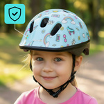 Kask rowerowy dla dzieci Meteor KS06 S 48-52 cm Rainbow