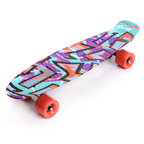 Plastic skateboard Meteor Multiboard Graffiti