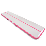 Inflatable air track Meteor 400 cm pink