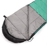 Meteor Schlafsack Bombay L Minze/Schwarz