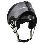 Skihelm Meteor Lumi M 55-58 cm schwarz/grau