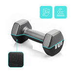 Cast iron dumbbell set 2x5 kg Meteor