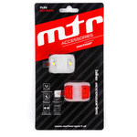 Fahrradlicht-Set Meteor Flex weiß