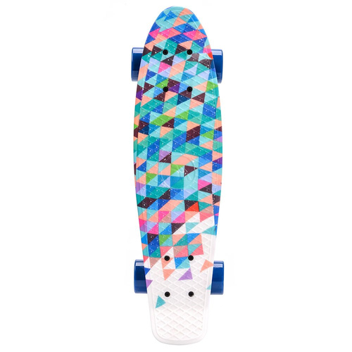 Meteor Multicolour Geometrisches Skateboard