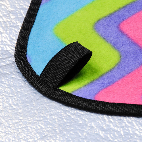 Picknickdecke Meteor XL 180x200 cm Zickzack mehrfarbig