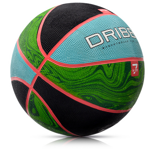 Basketball Meteor Dribble blau/grün