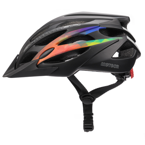 Fahrradhelm Meteor Shimmer S 52-56 cm schwarz