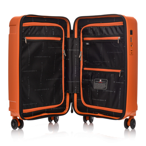 SwissBags Tourist Cabin Suitcase 55cm Orange