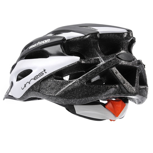 Meteor Fahrradhelm MV29 Unrest L 58-61 cm schwarz/weiß