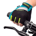 Bike gloves Meteor Gel GX39 M dark green-green