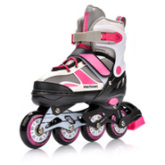 Meteor 2in1 Rollschuhe S 30-33 rosa/grau