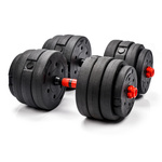 Set Bitumhanteln Meteor 30 kg