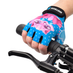 Meteor Kids M Kitty cycling gloves