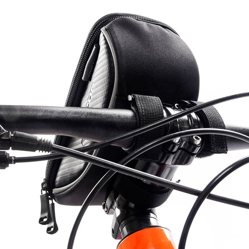 BICYCLE HANDLEBAR BAG WITH MOBILE PHONE POCKET METEOR FOTON