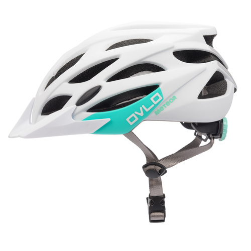 Fahrradhelm Meteor Ovlo S 52-56 cm weiß/mintgrün
