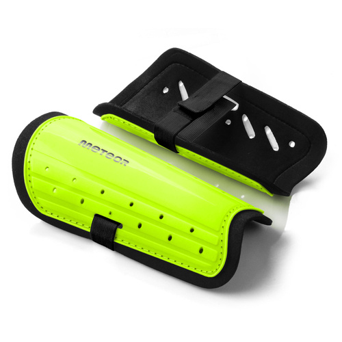 SOCCER SHIN GUARD METEOR S neon green