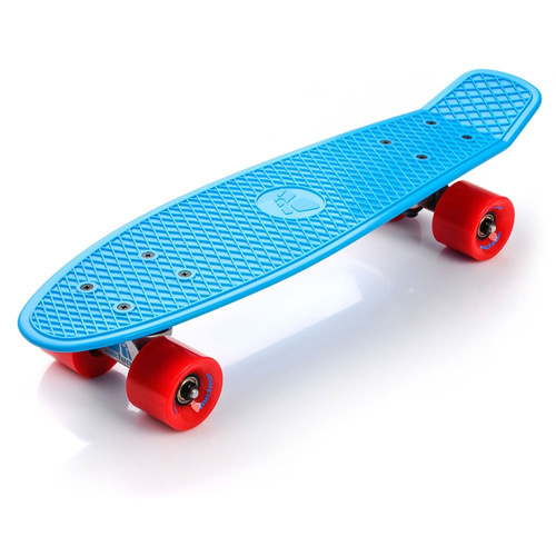 FISHBOARD METEOR neon blue/red/silver