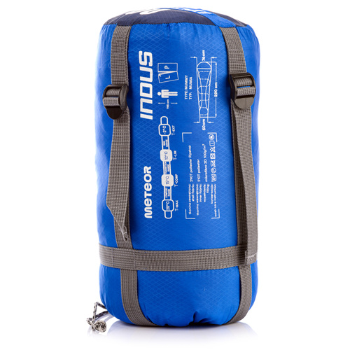 Sleeping bag Meteor Indus R navy blue / blue