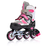 Inline skates Meteor M 34-37 pink / gray