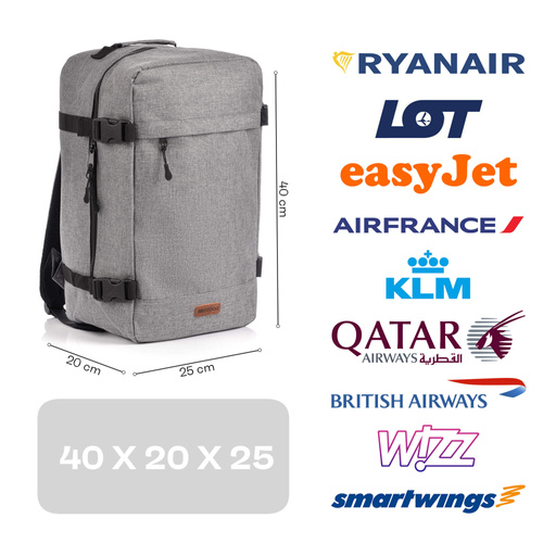 Rucksack Meteor Hermod 20 l Graumelange