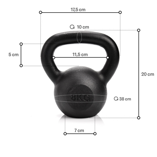 Cast Iron Kettlebell Meteor 8kg