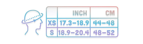 Meteor cycling helmet KS07 S 48-52 cm Colorful Flowers