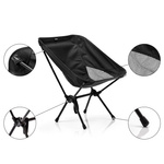 Meteor Schelp folding chair black