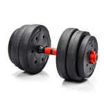 Meteor 40 KG bituminous dumbbell set