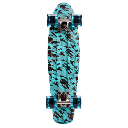 Skateboard Meteor Multikolor blau/schwarz